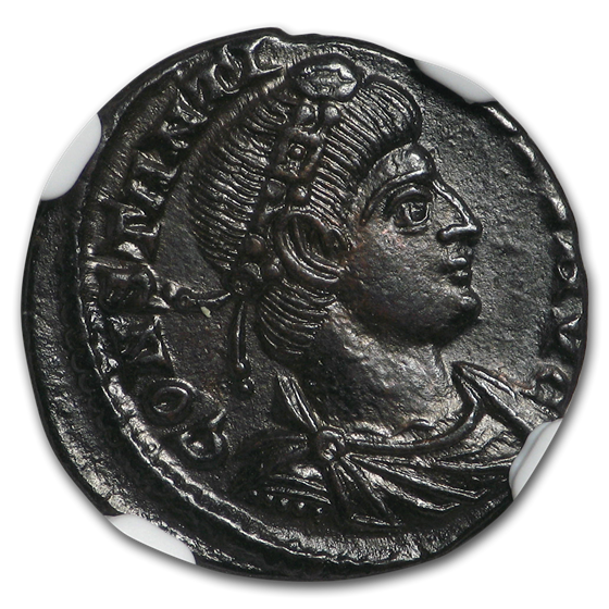 Roman AE Nummus Emperor Constantius II (337-361 AD) MS NGC Roman AE Nummus Emperor Constantius II (337-361 AD) MS NGC
